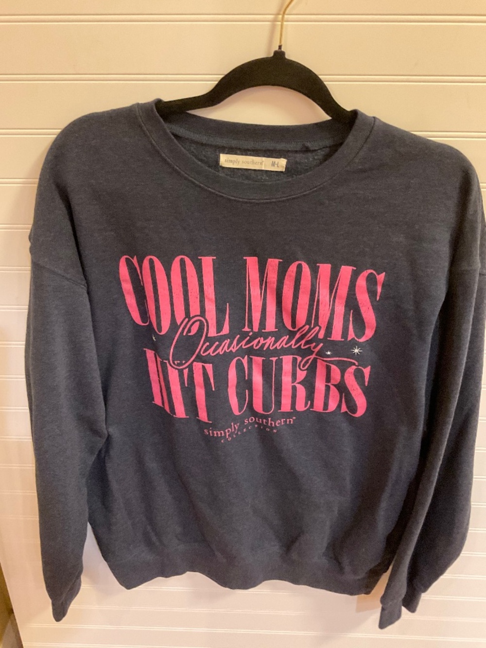 Simply Southern Graphic Crewneck Sweatshirt Size: M/L Pre Owned